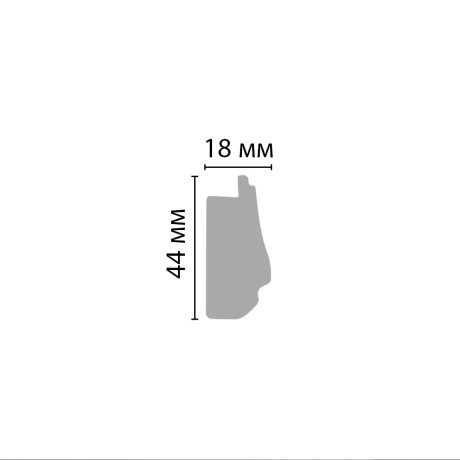 Багет DECOMASTER 477-376 ДМ (41*18*2900 мм)